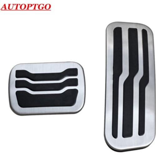 NO Drill Car Foot Gas Fuel Brake Pedal Pads Accessory For Ford Explorer 2011-2018 Accelerator Pedals Kit 2Pcs