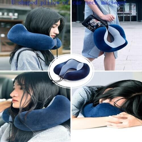 2020 New Car Neck Massager U-shaped Pillow Multifunctional Portable Shoulder Neck Massager Travel Home Relax Massage Pillow