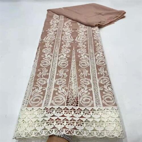New Style African Chiffon Laser Hole Embroidery Fashionable soft lace fabric 2021 High Quality Classic French Lace A22-78