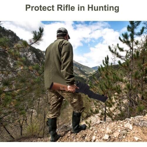 Gun Sock 100% Polyester Silicone Treated Case Rifle Protection Cover Soft Fabric Tactical Hunting Rifle Gun Accessory