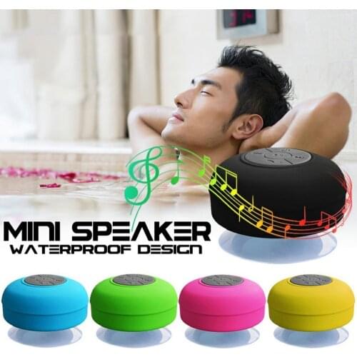 Mini Wireless Bluetooth Speaker Portable Waterproof Shower Speaker for phone MP3 Bluetooth Receiver Hand Free Car Speaker