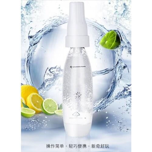 Sparkling water consumer and commercial portable light and fast self-made carbonated beverage juice soda bubbler J06