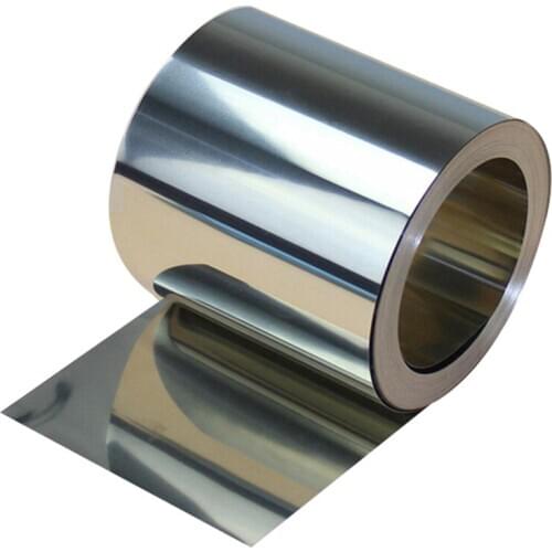 Spring Steel Belt Spring Sheet Stainless Steel Belt Width 100mm Elastic Stainless Steel Spring Steel Sheet SUS301 High Hardness