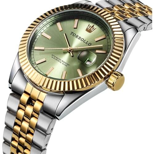 TORBOLLO Mens Waterproof Watch