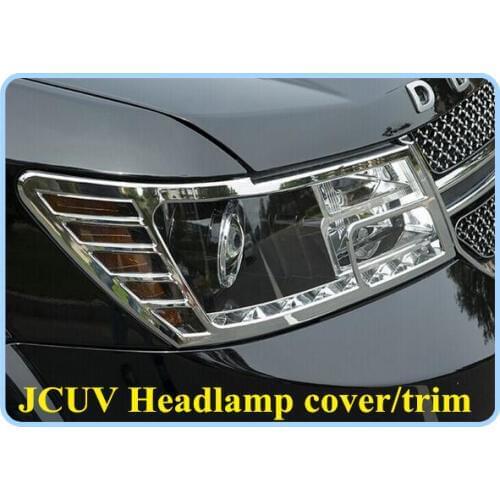 Higher star 2pcs ABS chromes front headlamp decoration frame cover For Journey 2013-2016