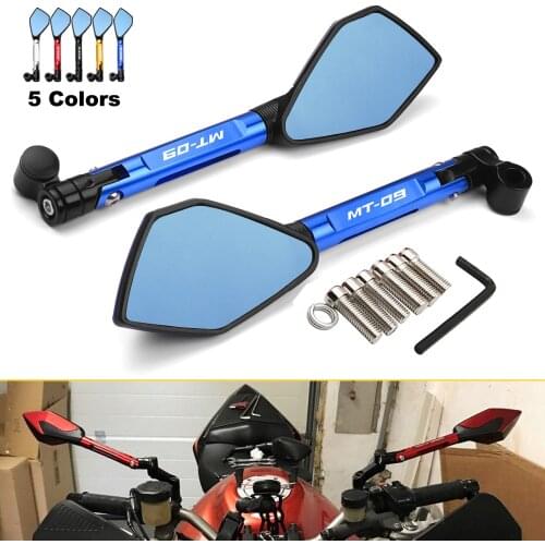 For Yamaha MT-09 MT09 MT 09 Tracer 900 2015-2019 2020 2021 MT-09 Motorcycle CNC Aluminum Rear View Rearview Mirrors Side Mirror