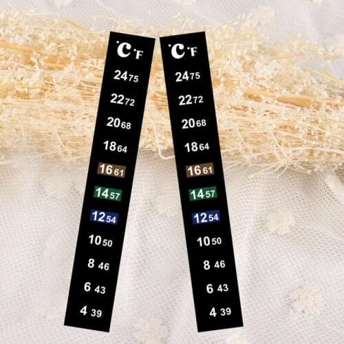 1/3/5pcs /lot Stick-on Digital Aquarium Fish Tank Fridge Thermometer Sticker Temperature Temp Measurement Stickers Tools