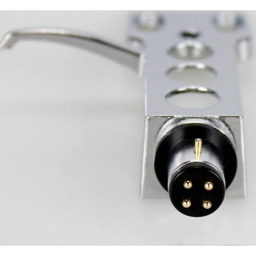 1Set LP Disc Record Player Phono Turntable Headshell 4 Leadwires for Turntable