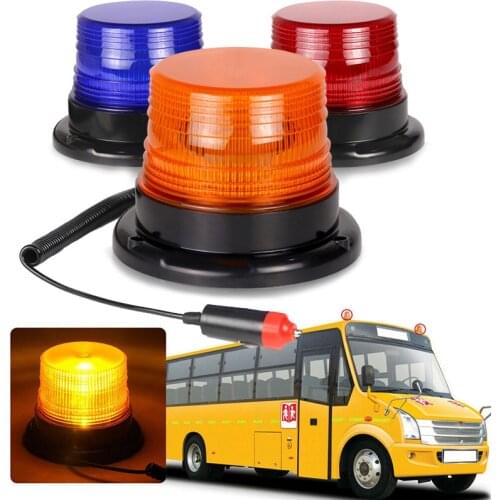 12 LED Warning Flash Beacon Emergency Indication LED Lamp Car Rotating Traffice Safety Light Magnet Ceiling Box Flash Strobe