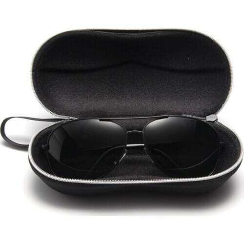 2021 New Zipper Eye Glasses Sunglasses Hard Case Cover Bag Storage Box Portable Protector Black Moonlight Treasure Box