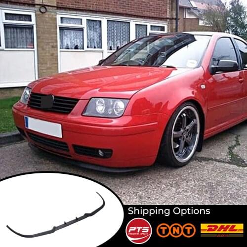 VW JETTA MK4 / BORA CUPRA R FRONT SPOILER BUMPER LIP Euro Spoiler Lip Universal 3 pcs Body Kit
