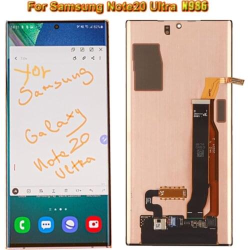 6.9 Inch Original Display for Samsung Galaxy Note 20 Ultra LCD Touch Screen Digitizer Assembly Note20 Ultra 5G N986