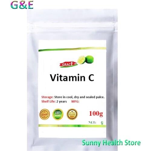 Ascorbic Acid Food Grade 99% Vitamin C powder,Detox,Antioxidant,Free Shipping