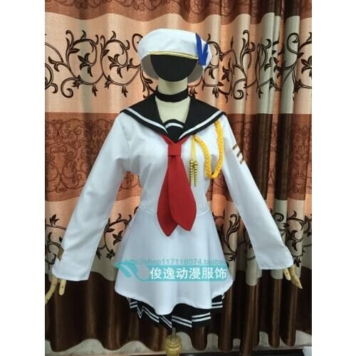 Free shipping Japanese Anime game Kantai Collection cosplay girl Halloween party costume JK Sailor clothes
