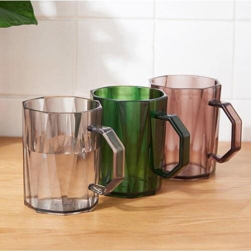 Household Wash Cup Environmental Protection Non-slip Simple Nordic Bathroom Plastic Mouthwash Cup Couple Set