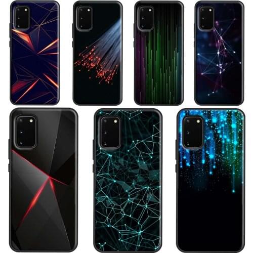 Lines Point Light Phone Case For Samsung Galaxy S21 Ultra S20 FE S10E S8 S9 S10 Plus Cover For Note 10 9 20