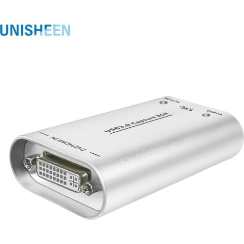 Unisheen UC3200D 60FPS Endoscope DVI HDMI to USB3.0 VIDEO CAPTURE FPGA Dongle Streaming 1080P OBS/vMix/Wirecast/Xsplit