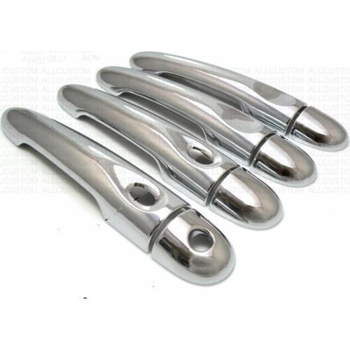 For Renault Latitude Samsung SM5 2009-2016 Car Chrome Door Handle Cover Trim Set 2010 2012 2014 Accessories Stickers Car Styling