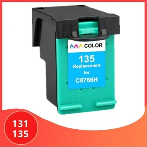 Color Ink cartridge for HP 131 135 for hp131 for HP135 2573 2613 8753 PSC 1600 1613 2350 460 5743 5940 5943 6940 printer