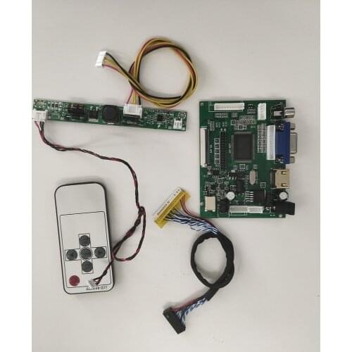 Kit Work for M170ETN01.1 1280X1024 Screen driver monitor DIY LVDS panel 30pin LED 2AV HDMI VGA LCD Controller Board remote 17"