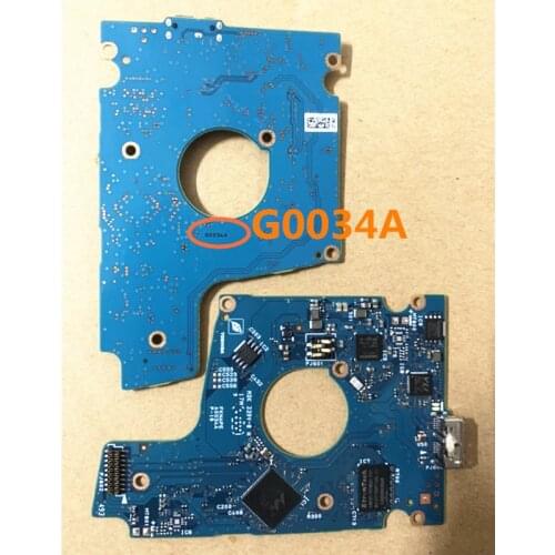 Hard drive PCB controller G0034A for Toshiba 2.5 inch USB 3.0 hdd data recovery hard drive repair MQ04UBB400 MQ04UBD200