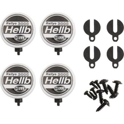 4Pcs RC Car Round LED Light Cover for 1:10 Tamiya HSP RC Car Axial SCX10 for Traxxas TRX-4 RC Crawler Lampshade Model Toy Parts