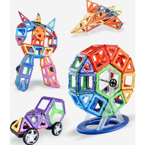 Medium Size Magnetic Building Blocks Magnetic Designer Construction Set Magnet Bircks Educational Toys for Children Gifts