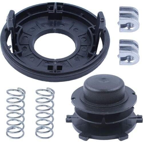 String Trimmer Replacement Parts Head Spool and Cover Cap 6pcs Kit for stIHL FS44 FS80 FS83 FS85 FS100 FS110 FS120 FS130