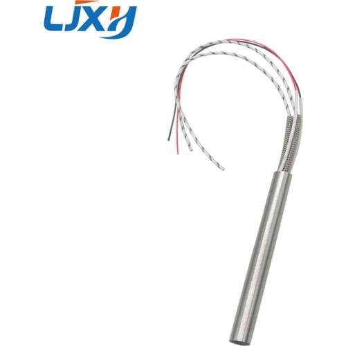 LJXH Cartridge Heater Heating Element 220V with Type K Thermocouple 304 Stainless Steel 450W/600W/750W 12x120/12x150/12x200mm