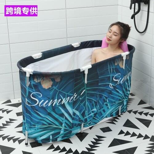 Spot new bubble bath bucket adult folding bath bucket household bubble bath tub bath bucket body bath bucket folding tub