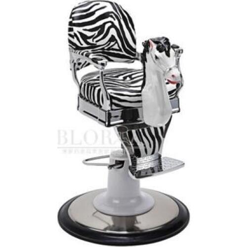 New childrens clipping chair. Baby hair chair. Miniature white horse barber chair. Lift