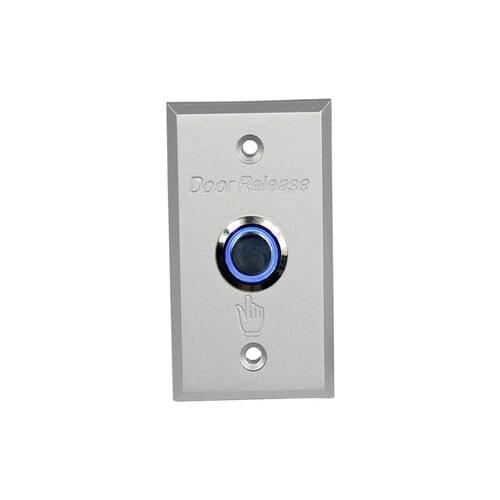 Aluminum Alloy Panel Exit Push Button with night luminous for access control