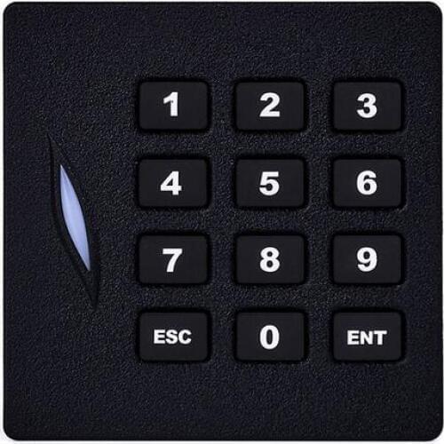 RFID keypad IC reader,13.56M , Wiegand34 Reader,10-digit output ,IP65 waterproof,sn: KR102M min:20pcs