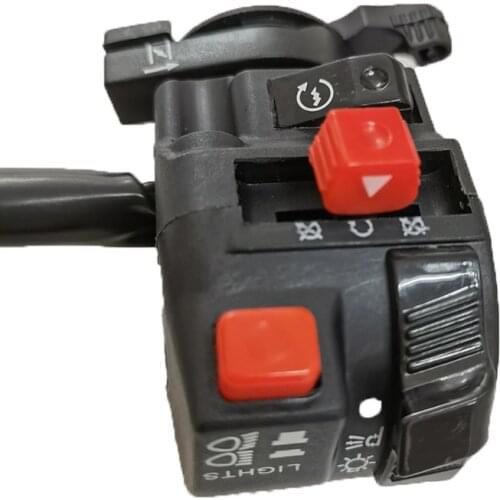Headlight Left Right Turn Signal Horn Lgnition Start Switch Handle Button Assembly Motorcycle Mountain Bike Accessories