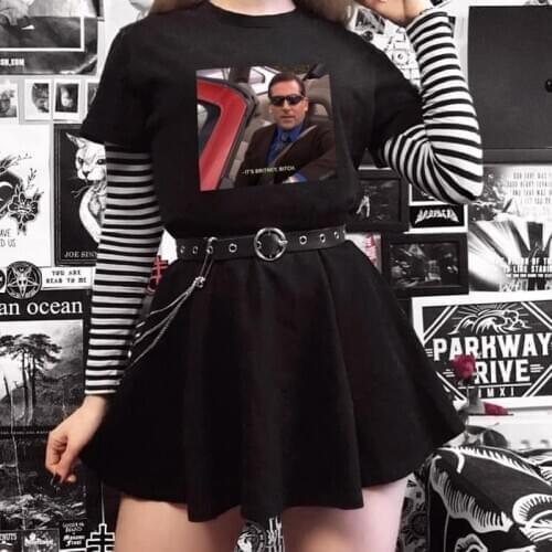 Sunfiz YF Square Shape ItS Britney Bi**H Unisex The Office Tv Show Funny Quotes ThatS What She Said T-Shirt