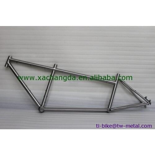 Titanium road tandem bike frame with breeze, Popular titanium tandem touring bike frame, custom titanium race tandem bike frame