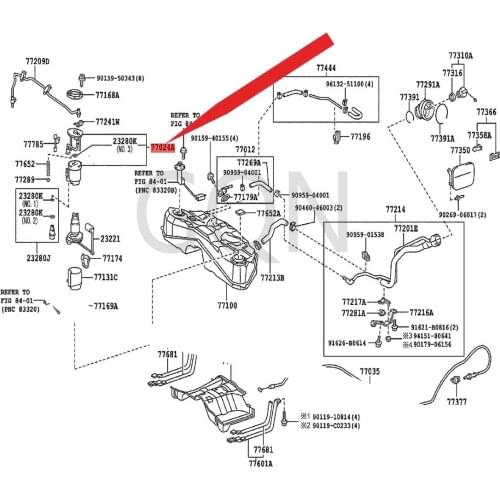 Fuel absorber sub-assembly 2005-Toy ota CRO WNR EIZ petrol grid with bracket built-in petrol grid with gasoline grid rack
