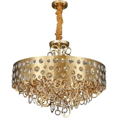 Post-Modern Golden Chandelier is Used in Living Room, Bedroom, Dining Room, Modern Simple And Luxurious Luster Chandelier