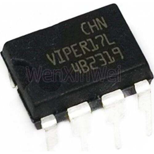 10PCS VIPER17L DIP-8 VIPER17 DIP8 AC / DC Converter Off-Line High Volt Regulator New Original IC