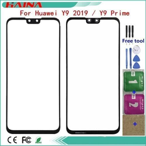 6.5;;Lens Replacement LCD Front Touch Screen Glass Outer Lens For Huawei Y9 2019 Y9 ( 2019 ) Switch To Lcd Glass Lens