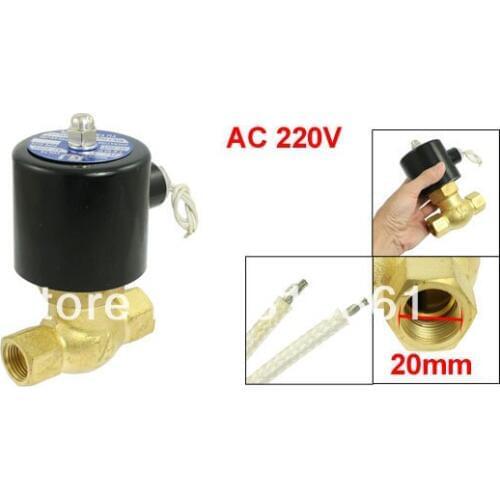 Free Shipping DC12V 3/4" 2Position 2 Way NC Hi-Temp Brass Steam Solenoid Valve PTFE Pilot DC24V,AC110V or AC220V
