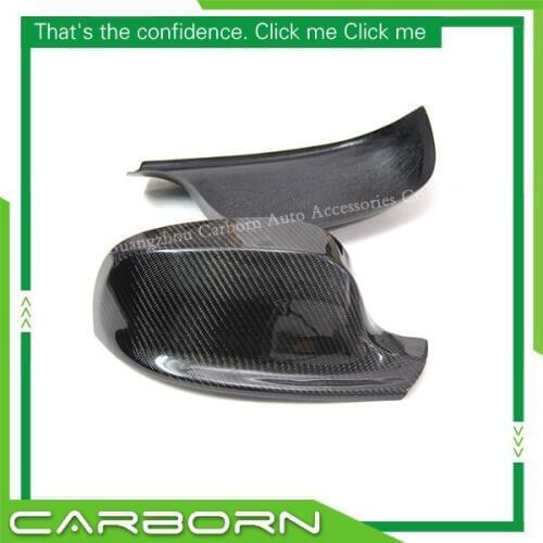 For BMW X1 E84 2011-2013 X3 F25 2010-2013 Add On Style Carbon Fiber Body Side Rear View Mirror Cover
