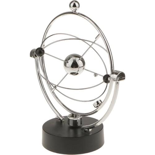 Electric Magnetic Celestial Body Orbital Moving Ball Toy Home Table Decoration Office Ornament Toy Angel Dolphin Cube