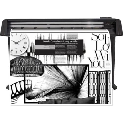 Vinyl Paper Roll Trimmer 1.3 Meter Pvc Trimmer Advertising Shop Electric Trimmer