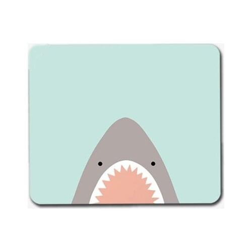 Computer Desk Mat Table Keyboard Mouse Pad Creative Lovely Illustration Personalized Shark Is Coming Non-slip Mat Gamer Ma