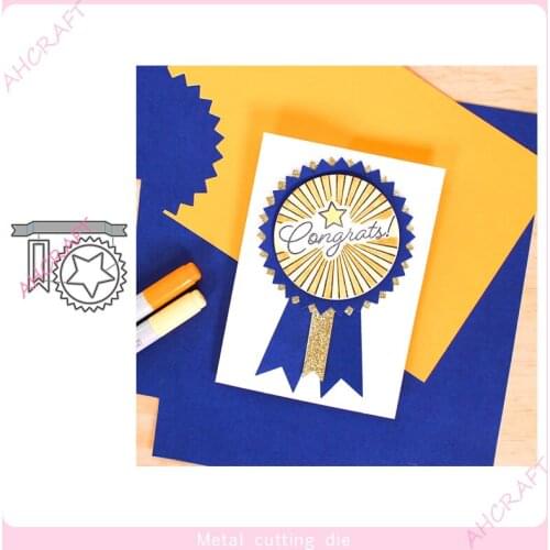 Medal Metal Cutting Dies for DIY Scrapbooking Photo Album Decorative Embossing Paper Card Crafts Die 2021