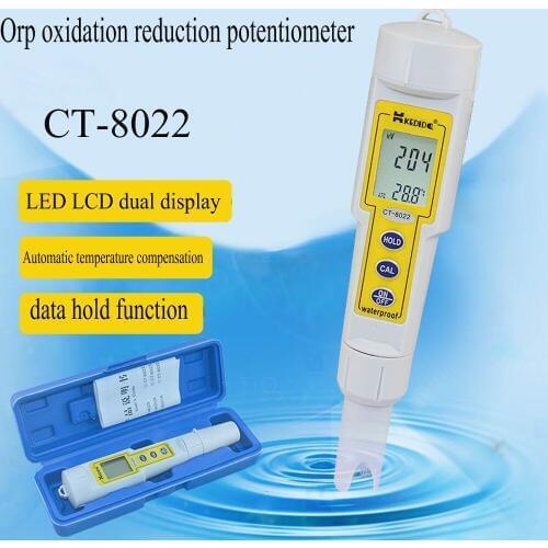Mini 2 in 1 Aquarium Water PH&ORP Tester Monitor pH Meter Water Quality Diagnostic-tool CT-8022