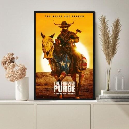 The Forever Purge Movie Poster Canvas Print Wall Painting Home Decoration ( No Frame )