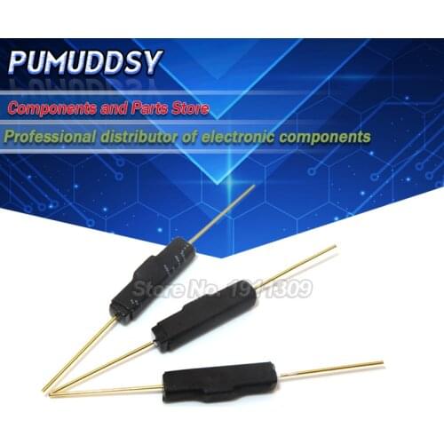 5PCS Plastic Type Reed Switch 2 * 14 Normally Open Magnetic Control Switch GPS-14B Anti-Vibration/Damage Contact For Sensors