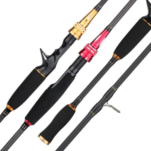 Portable Rotary Fishing 1.8/2.1/2.4M Fishing Rod Tough Carbon Fiber M Power Telescopic Travel Sea Boat Rock Fishing Rod